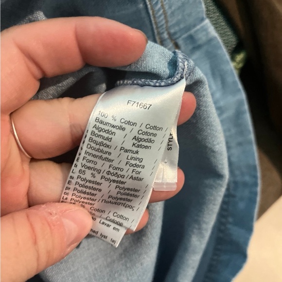 Mint condition Lacoste $170 Sz 38 medium denim dress - Picture 6 of 6